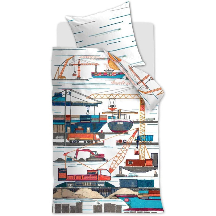 Дитячий комплект постільної білизни Beddinghouse Seaport Color Multi 100x13540x60см Портвейн бавовняний дитячий набір