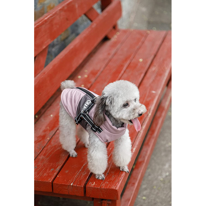 Пальто для собак Lairle, зимова куртка для собак, пальто для собак, пальто для цуценят, куртка, жилет, одяг для маленьких собак, пальто для собак середнього розміру, рожеве