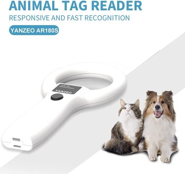 Сканер мікрочіпів для домашніх тварин Yanzeo RFID EMID 134,2 кГц