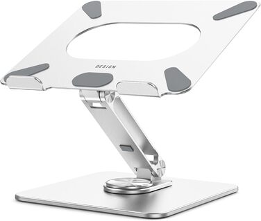 Підставка для ноутбука BESIGN LSX7 з поворотним основанням на 360°, регульована ергономічна підставка, сумісна з ноутбуками 10-15.6