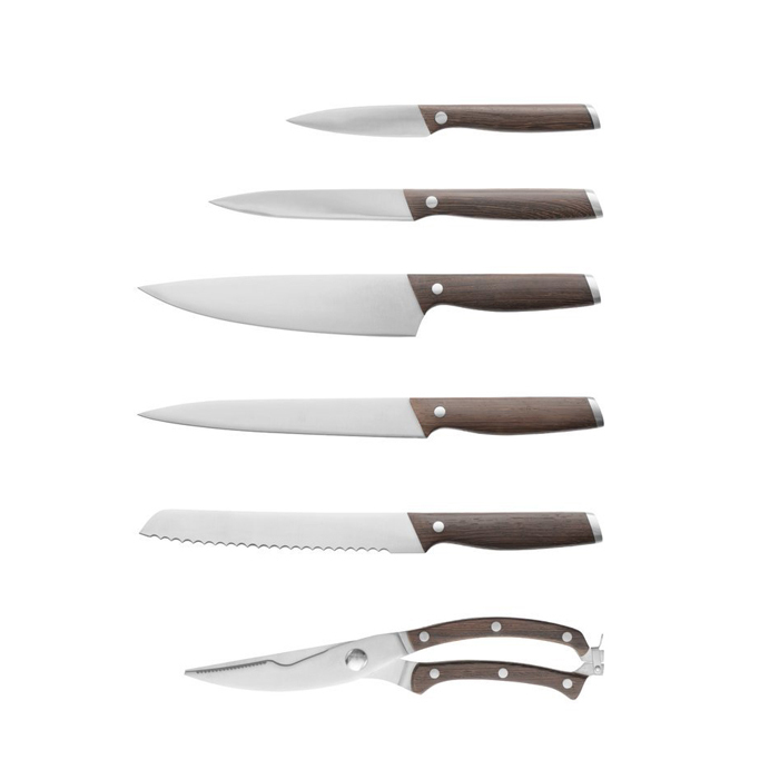 Набір ножів у колоді BergHOFF Redwood, 7 шт.