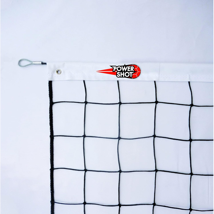 Волейбольна сітка Match 3мм - Бренд Carrington - Ідеально підходить для тренувань з волейболу - Потужна і дуже стійка