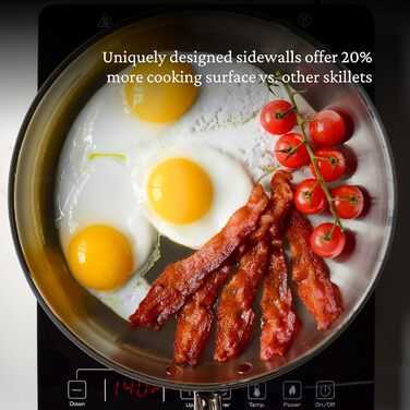 Сковорода Hestan CopperBond 21.6 см (8.5 дюйма) з чистої міді, сумісна з індукцією