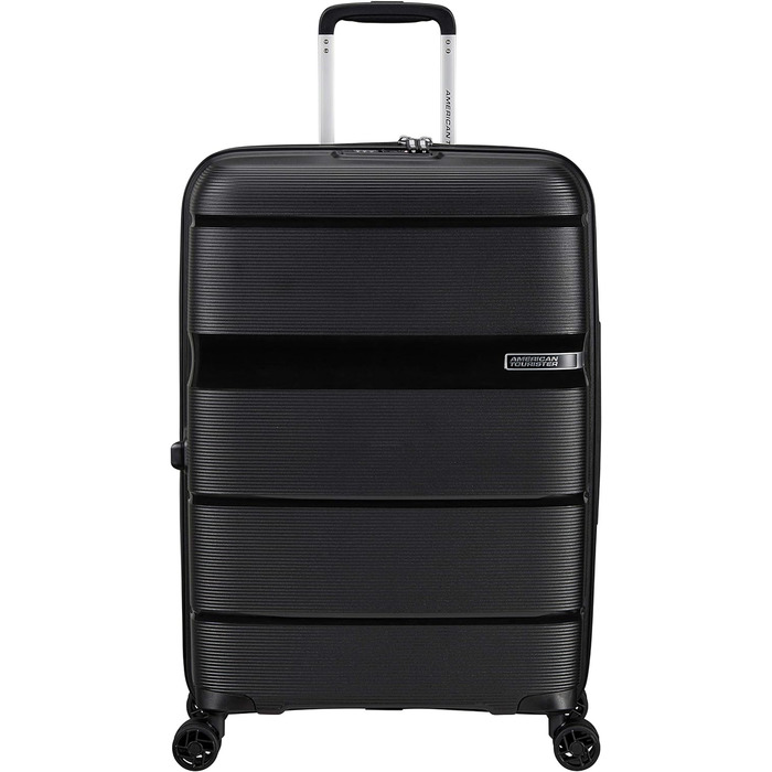 Валіза American Tourister Linex - Spinner M, 66 см, 63 л, чорний (Vivid Black) Чорний (Vivid Black) M (66 см - 63 л)