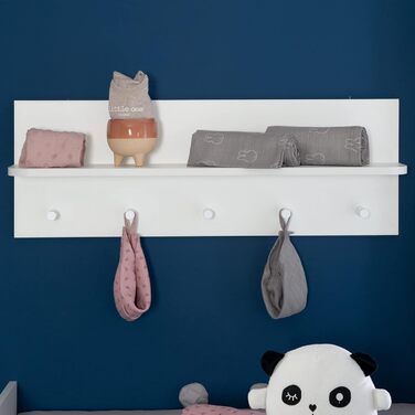 Комплект для дитячої кімнати Roba 'Антон' білий: пеленальний столик з 2 дверцятами, 1 поличкою, висота 90 см, пеленальний вкладиш