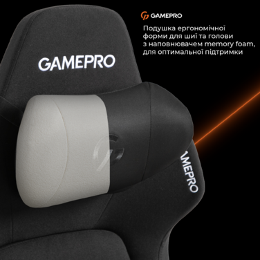 Крісло ігрове GamePro GC925B Fabric Black
