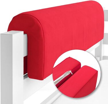 Бортик для ліжечка Bettumrandung 70x20 см, червоний - захист для безпечного сну дитини