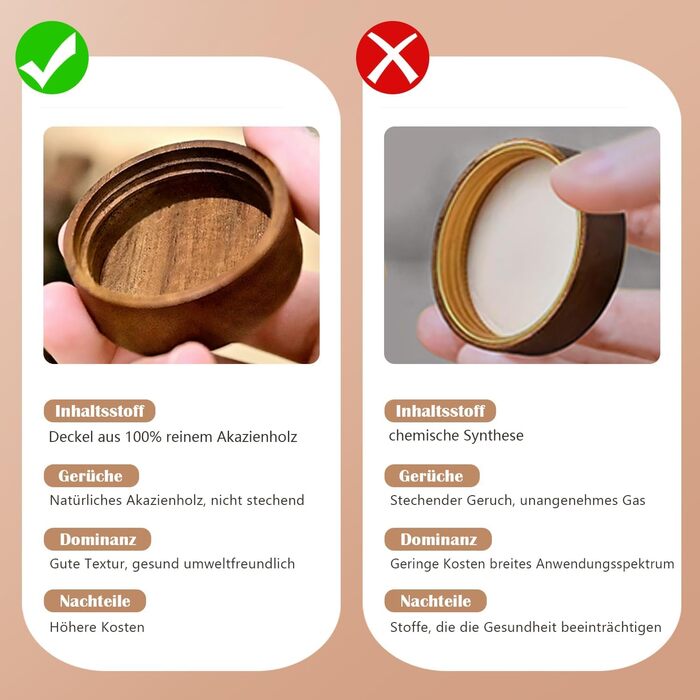 Набір скляних баночок для спецій з кришками з акації | 24 шт. | 120 мл | Організатор для спецій | Скляні контейнери для спецій з етикетками