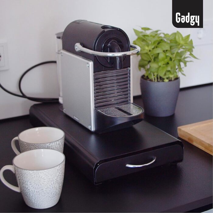 Тримач для капсул кави Gadgy | На зберігання 36 капсул | Ящик для капсул Nespresso | Тримач з нержавіючої сталі