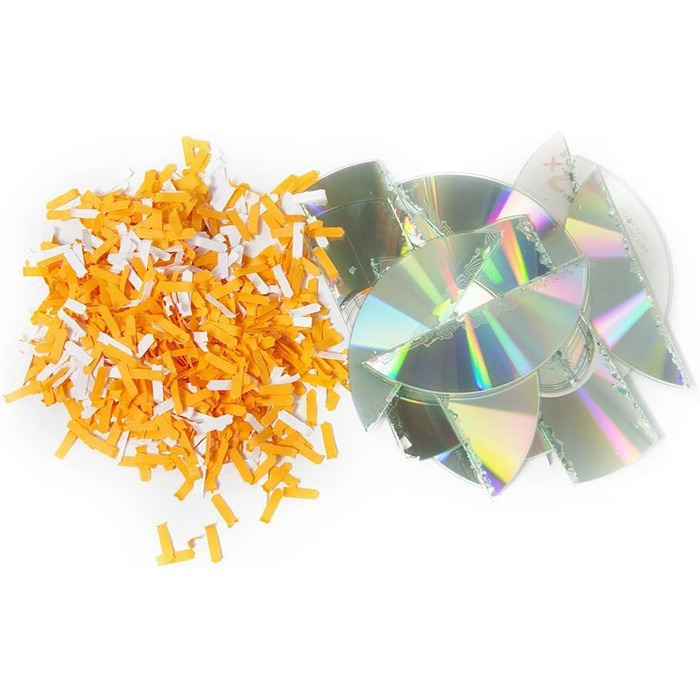 Шредер Genie 580XCD Plus: знищення документів, CD/DVD, кредитних карт, рівень P-4, 21 л