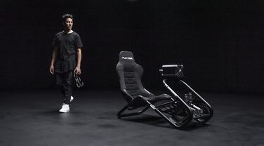 Playseat Trophy SIM Racing Cockpit: Гоночний кокпіт для симуляторів, сумісний з Direct Drive, PC/PS/Xbox - Чорний