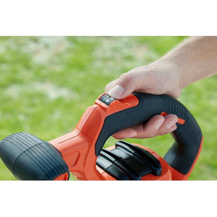 Black+Decker 3-в-1 електропристрій для прибирання листя BEBLV301 (3000 Вт) з подрібнювачем, решетом та мішком-рюкзаком 72л - висока швидкість видуву та регульована потужність всмоктування