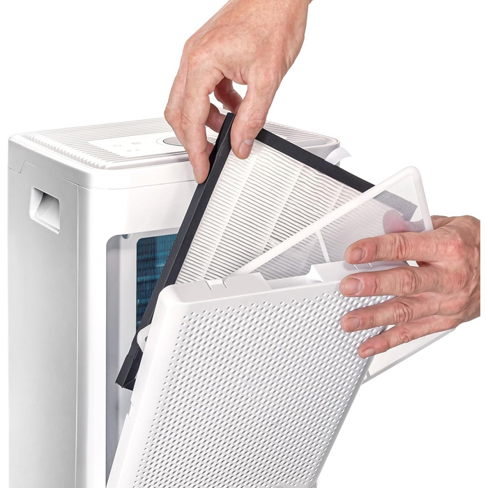 Тотек TTK 64 HEPA – Електричний осушувач повітря з HEPA-фільтром, 24 л/добу, 50 м², 125 м³