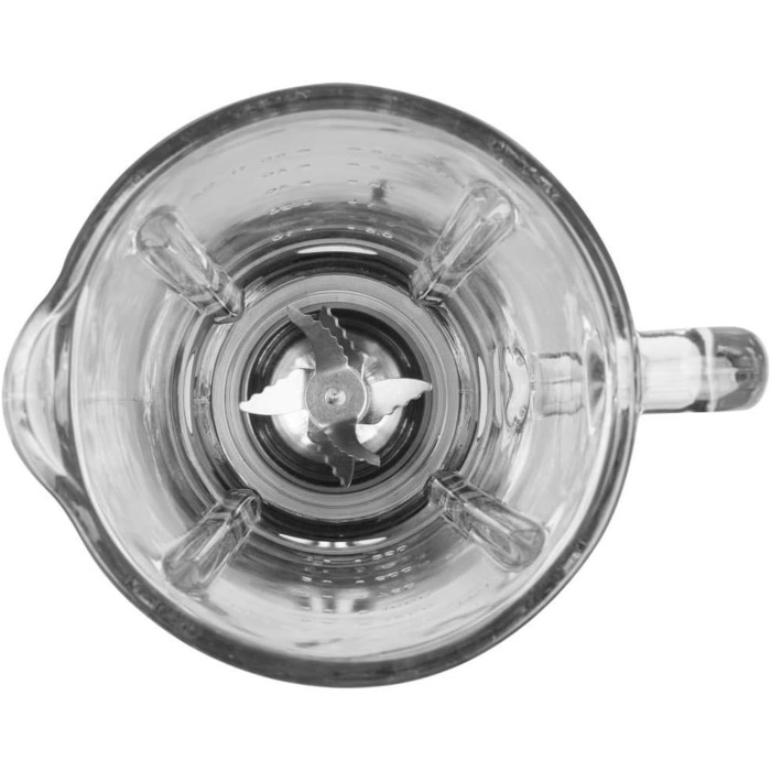 Блендер Princess об'ємом 1,75 л скляний глечик, 5 рівнів потужності, функція імпульсу, маркування кількості начинки, також для морозива, 212079