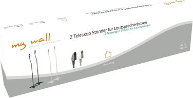 Підставка для динаміка My Wall HS1SL, стаціонарна, чорна (1 шт.)