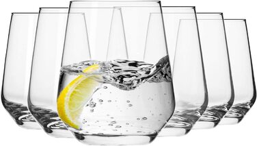 Кросно склянки для води склянки для соку склянки для віскі склянки для пиття / набір з 6 / 400 мл / Колекція Splendour / ідеально підходить для дому, відпочинку