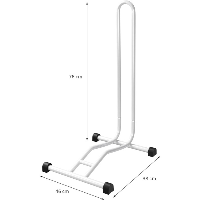 Стійка для велосипедів WELLGRO - Сталева, надійна підставка - Колір білий