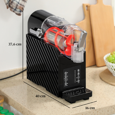Машина для приготування смузі, швидке охолодження, функція змішування, 2,4 л, підсвічування, чорний