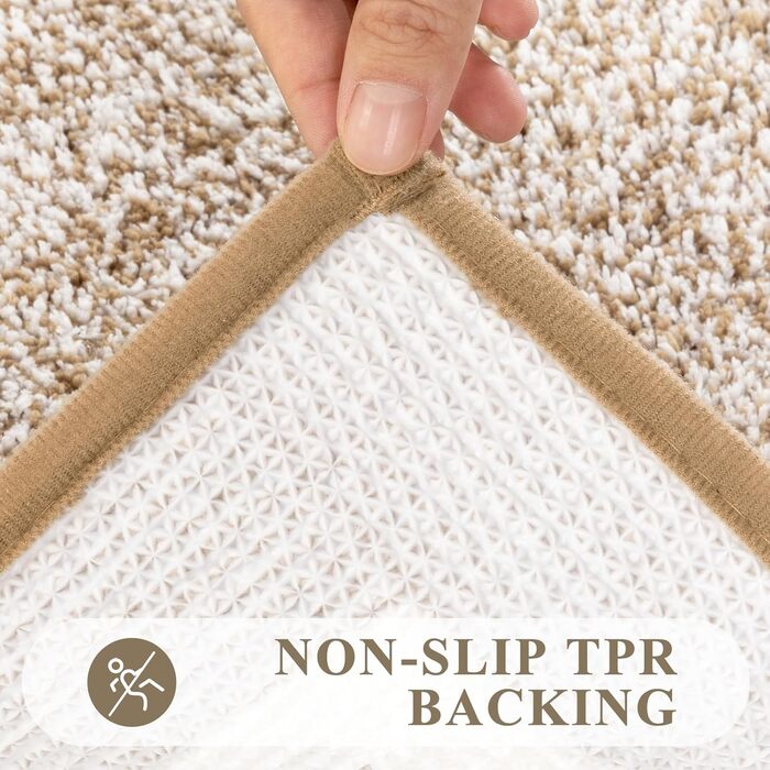 Набір килимків для ванної кімнати Pauwer: 3 шт. (душовий килимок, килимок для туалету), мікрофібра, плюш, антиковзаючі, машинне прання, 18'x26'+18'x48'+U Shape 20'x24', хакі