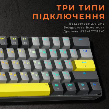 Клавіатура механічна бездротова GamePro Asgard Fenrir (MK130G Pro)