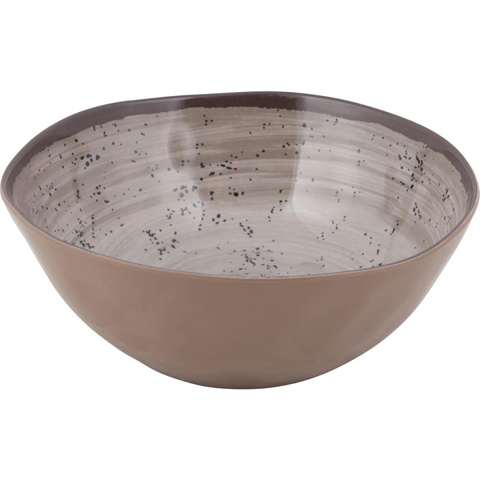 Набір посуду Bo-Camp Halo з меламіну для кемпінгу, подорожей та пікніків, колір тауп