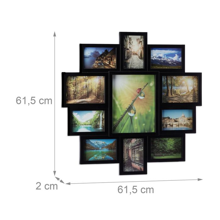 Рамка для фотографій Relaxdays для колажу з 11 фото
