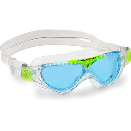 Окуляри для плавання Aquasphere Vista дитячі прозорі і яскраві зелено-блакитні лінзи