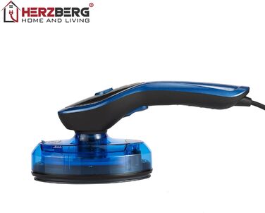 Портативна парова праска Herzberg Valer's Steam Explorer Wireless Vapor Drop Vaming Dry 3-T Steam 2 в 1 HG8056, пластикова