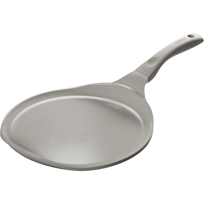 Сковорода для крепів Redchef Induktion, 30 см, керамічне антипригарне покриття, для млинців, омлетів, без PTFE, PFAS, PFOA, стійка до подряпин, для посудомийної машини, сіра