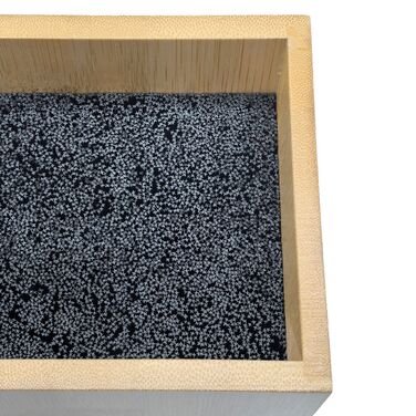 Блок для ножів Relaxdays з бамбука та вставкою з щетиною