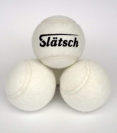 Тенісні м'ячі Slätsch ретро вінтаж 4 шт білі
