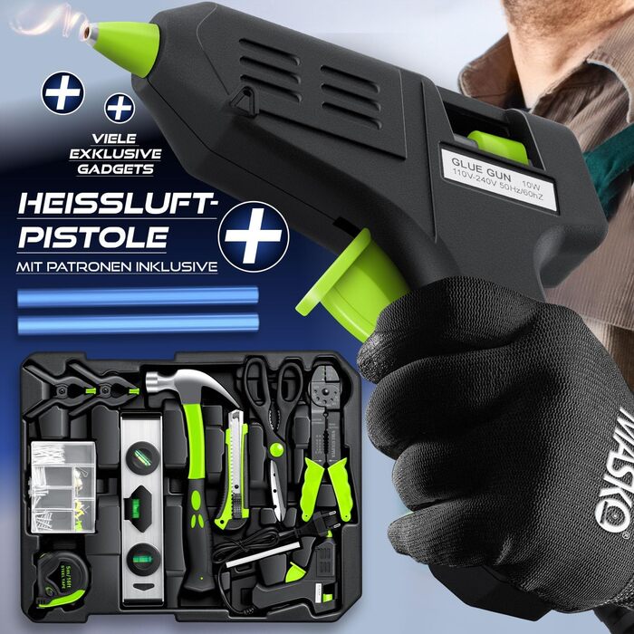 Набір інструментів MASKO 1400 предметів в алюмінієвому кейсі на колесах: професійний інструментальний візок для дому, майстерні, автосервісу