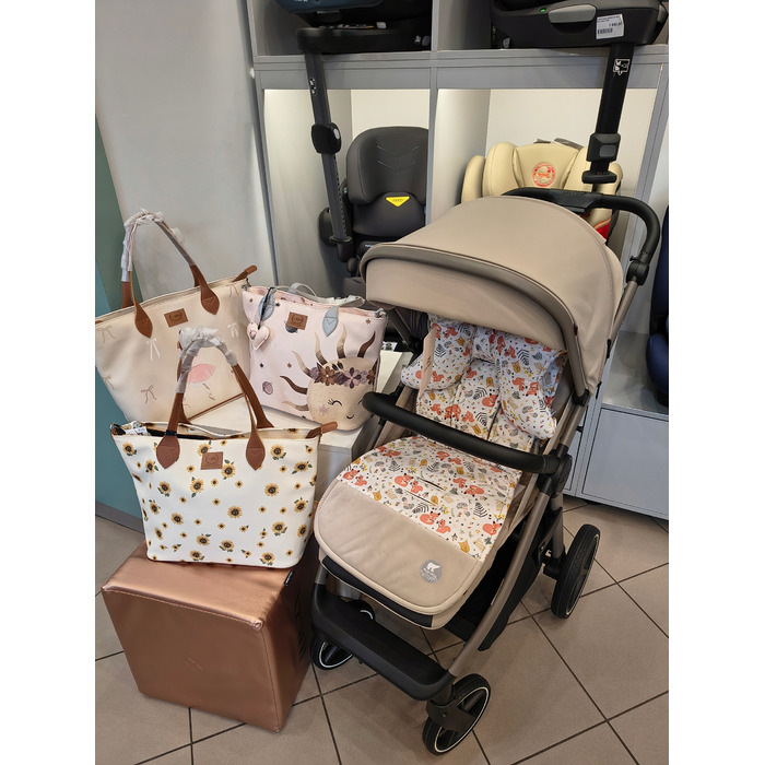 Дитячий прогулянковий візок Carrello Bravo SL Deluxe CRL-5520, колір Shale Beige