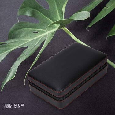 Ручний виготовлений цигарковий вологомір, портативний шкіряний кедр, набір для цигарок для подорожей, кедрове цигаркове футляру для 4 цигарок, аксесуари для цигарок