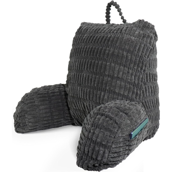 Подушка для читання в ліжко та на диван з підголовником, подушка-крісло для дорослих, м'яке крісло для відпочинку, перегляду телевізора та читання