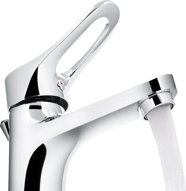 Змішувач для ванної кімнати Verona з витяжною штангою та комплектом зливу, однозахватний, хром