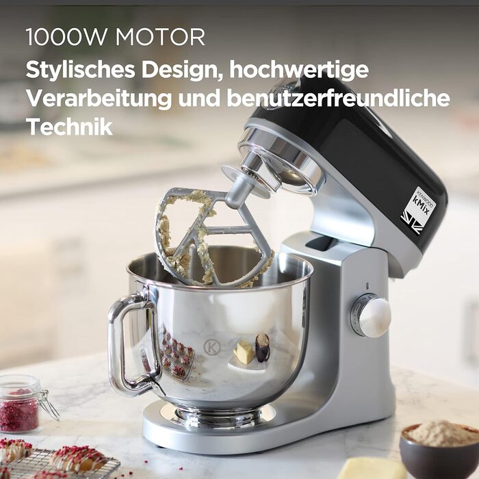 Кухонна машина KENWOOD kMix KMX750BK чорного кольору, стандартного розміру