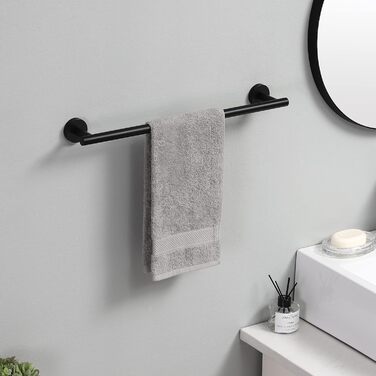 Тримач для рушників KES, стійка для рушників, нержавіюча сталь SUS304, настінний, органайзер, 70 см, шліфований, A2000S70B-2