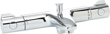Змішувач для ванни Grohe Grohtherm 800 з термостатом, хром, 34567000 (з S-підключеннями)