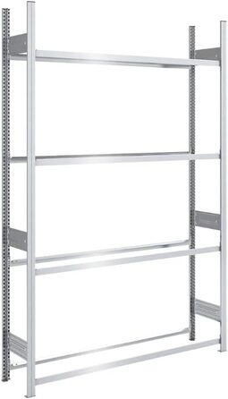 Стійка для шин PROREGAL PROEGAL, німецька якість, 200x100x43 см, 3 яруси, вантажопідйомність 150 кг, до 5 шин на ярус. Ідеально для гаража.