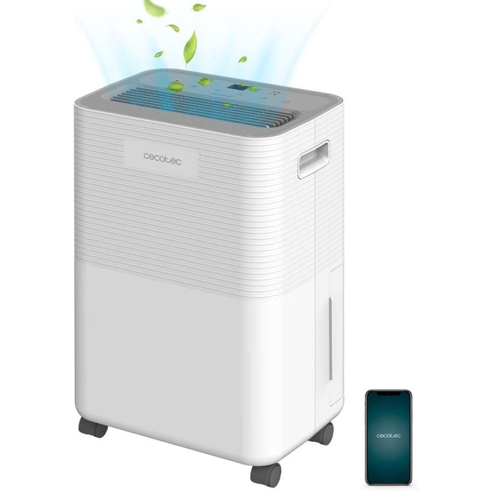 Зволожувач повітря Cecotec Big Dry 4000 Expert Connected: 10л/день, WLAN, R290, LED, автовимкнення