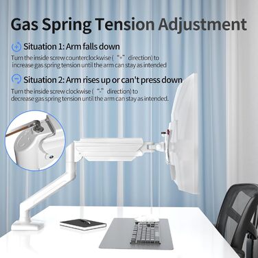 Кріплення для монітора Suptek MD01A: газ-амортизатор, 13-32