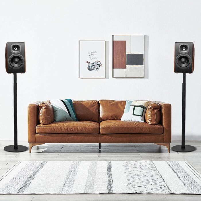 Підставка для акустики Dhouse, регульована висота, універсальна, поворотна на 360°, чорна (1 шт.)