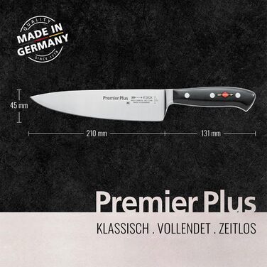 Ніж кухарський F. DICK Premier Plus, 21 см, нержавіюча сталь X50CrMoV15, 56 HRC