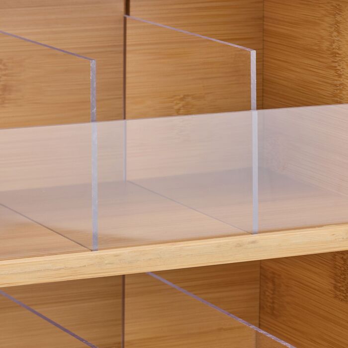 Організатор для одягу Relaxdays з 12 відділеннями, бамбук