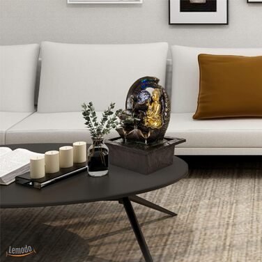 Фонтанчик для дому Lemodo Zimmerbrunnen Buddha (Мотив Дзян)