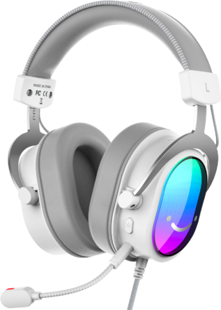 Навушники Fifine H16 7.1 White RGB