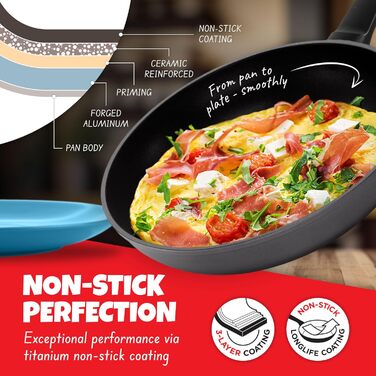 Набір сковорідок KUHN RIKON Brat- & Universal, чорний (28см + 24см)