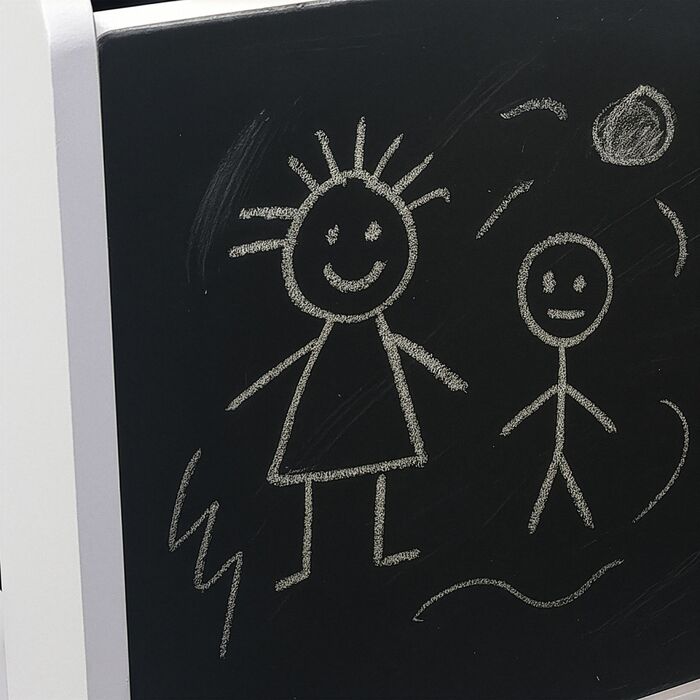 Навчальний стільчик Relaxdays з дошкою для крейди