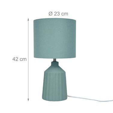 Лампа настільна Relaxdays з керамічною основою